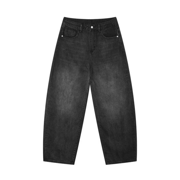 Men's Sunfade Vintage Wash Barrel Leg Jeans - The Gilded Hollow