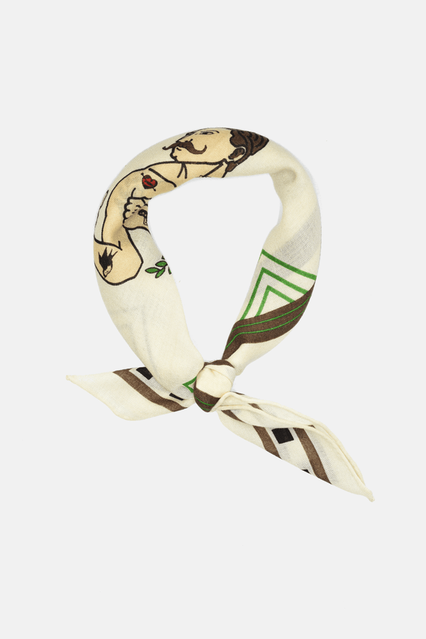 Tattoo Warrior 100% Wool Bandana - The Gilded Hollow