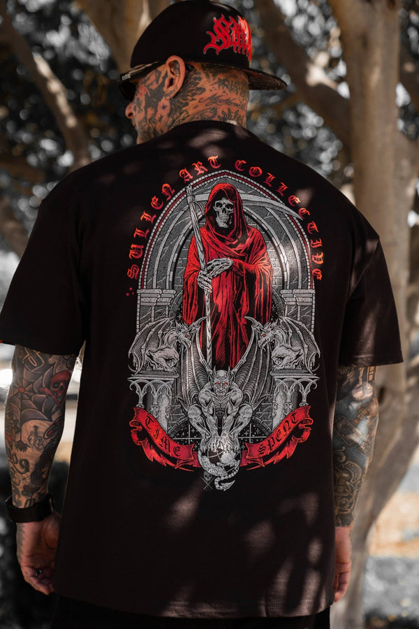 Time Spent - Black tee - The Gilded Hollow