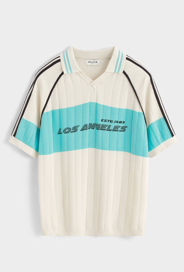 Short sleeved soccer polo