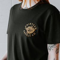 BURN THE CANDLE - Black Tee - The Gilded Hollow