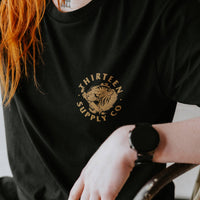 BURN THE CANDLE - Black Tee - The Gilded Hollow
