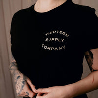 BURNT OUT - Black tee - The Gilded Hollow