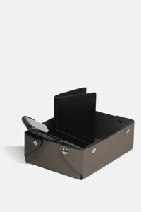 Catch-All Leather Tray - The Gilded Hollow
