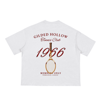 GH tennis club Boxy Tee - The Gilded Hollow