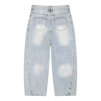 Men's Vintage Wash Sunfade Barrel Leg Jeans - The Gilded Hollow