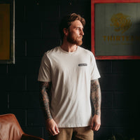 SKATE TRIPTYCH - Off-white Tee - The Gilded Hollow