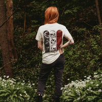 SKATE TRIPTYCH - Off-white Tee - The Gilded Hollow
