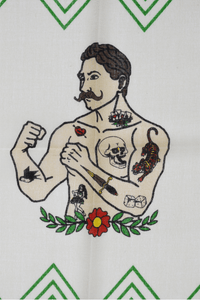 Tattoo Warrior 100% Wool Bandana - The Gilded Hollow