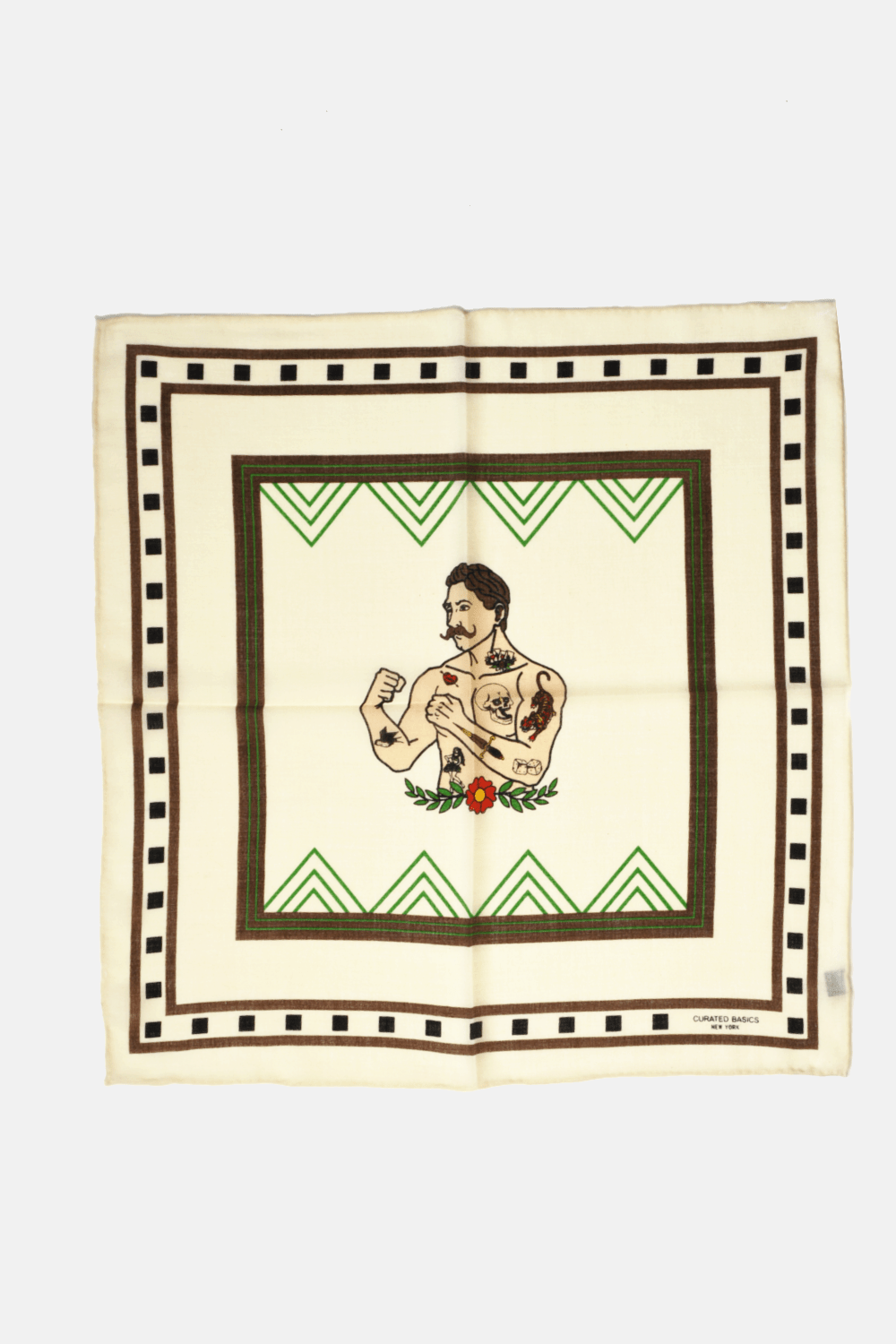Tattoo Warrior 100% Wool Bandana - The Gilded Hollow